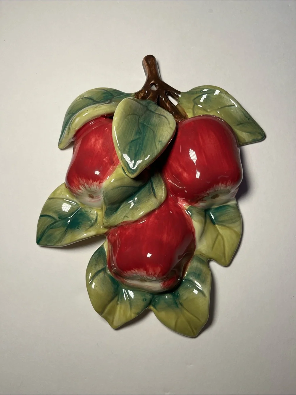 Vintage Home Interiors SonomaVilla Ceramic Fruit Wall Plaques Set of 3